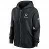 NIKE WOMENS RAIDERS PHOENIX REWIND FULL-ZIP HOODIE