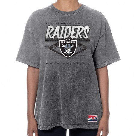 NEW ERA WOMENS RAIDERS THROWBACK TEE