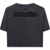 Pro Standard Womens Raiders Vintage Crystalline Enzyme Wash Boxy Tee | Official Raiders Womens Tee Sale