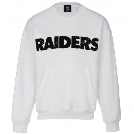 WOMENS RAIDERS CRYSTAL CREWNECK SWEATSHIRT
