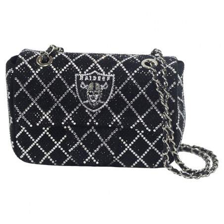 RAIDERS CRYSTAL CROSSBODY BAG