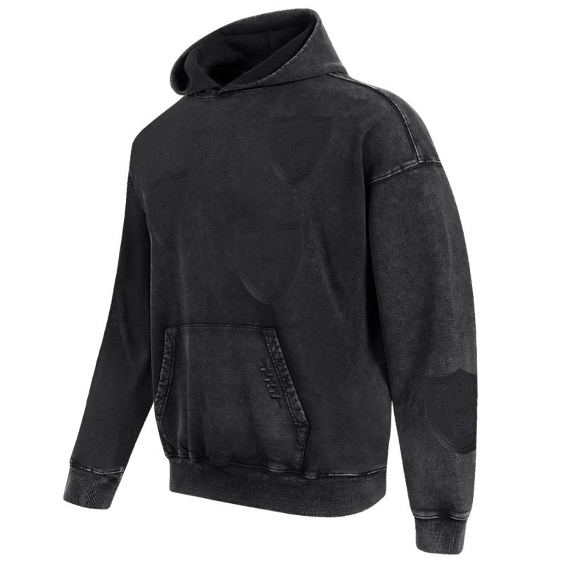 PRO STANDARD RAIDERS VINTAGE VANGUARD ENZYME WASH HOODIE