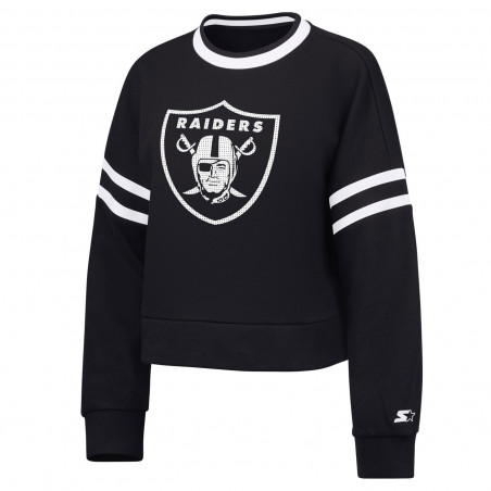 STARTER WOMENS RAIDERS RALLY CREWNECK SWEATSHIRT