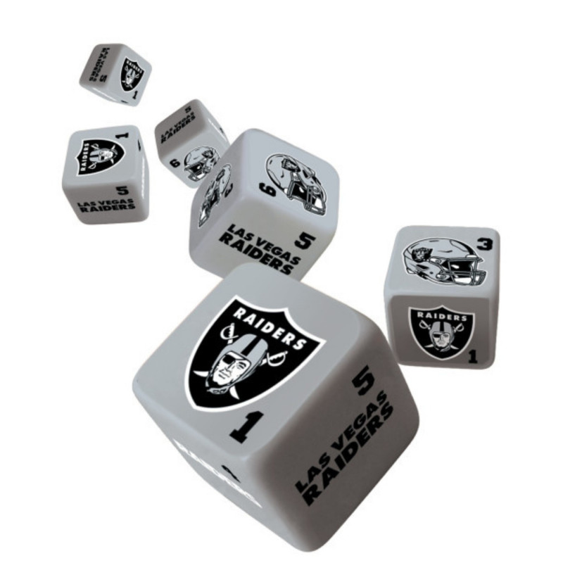 RAIDERS SIX DICE SET