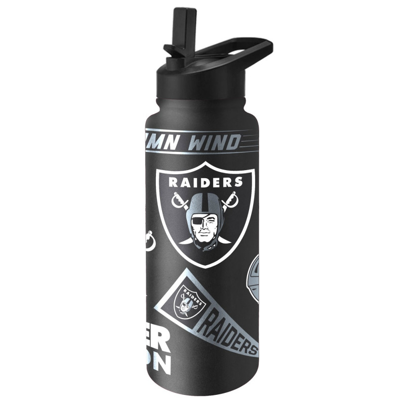 RAIDERS 34OZ NATIVE QUENCHER BOTTLE 2.0