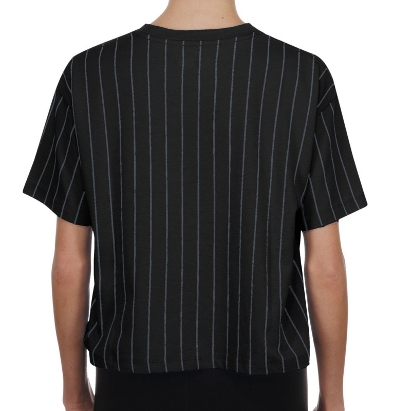NEW ERA WOMENS RAIDERS SHIELD THROWBACK STRIPED TEE