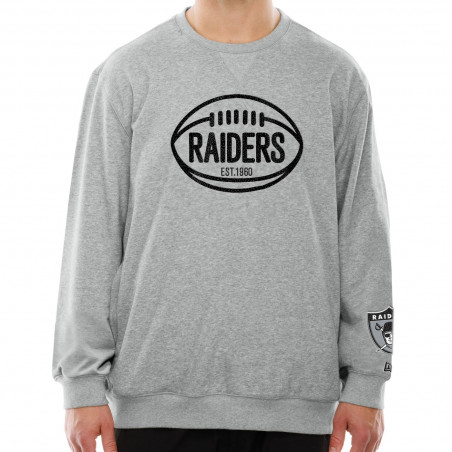 NEW ERA RAIDERS SPORT NIGHT CREWNECK SWEATSHIRT