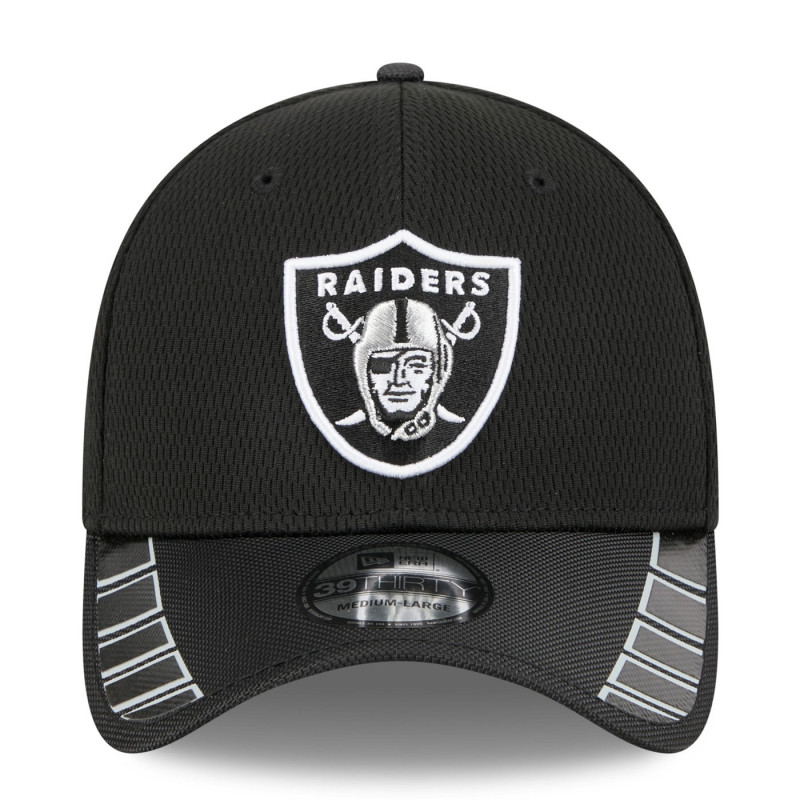 NEW ERA 39THIRTY RAIDERS VISOR HIT CAP