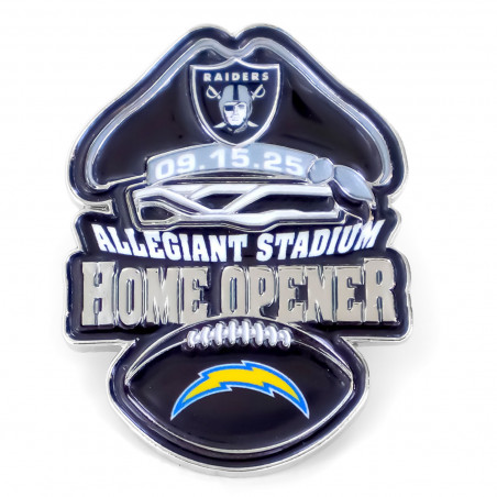 RAIDERS VS. CHARGERS 2025 GAME DAY PIN