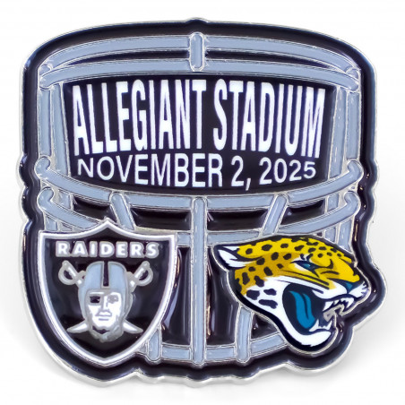 RAIDERS VS. JAGUARS 2025 GAME DAY PIN
