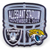 RAIDERS VS. JAGUARS 2025 GAME DAY PIN