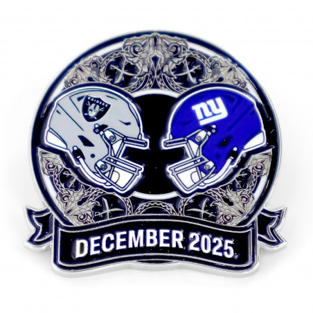 RAIDERS VS. GIANTS 2025 GAME DAY PIN