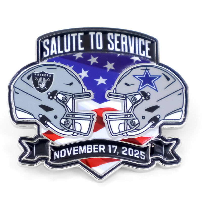 RAIDERS VS. COWBOYS 2025 GAME DAY PIN