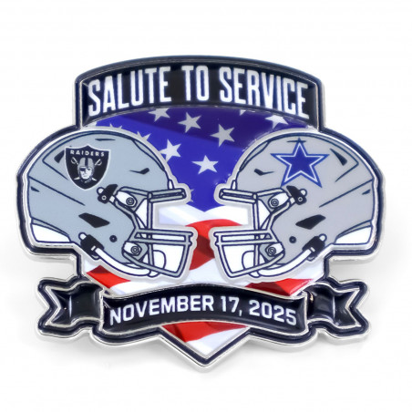 RAIDERS VS. COWBOYS 2025 GAME DAY PIN