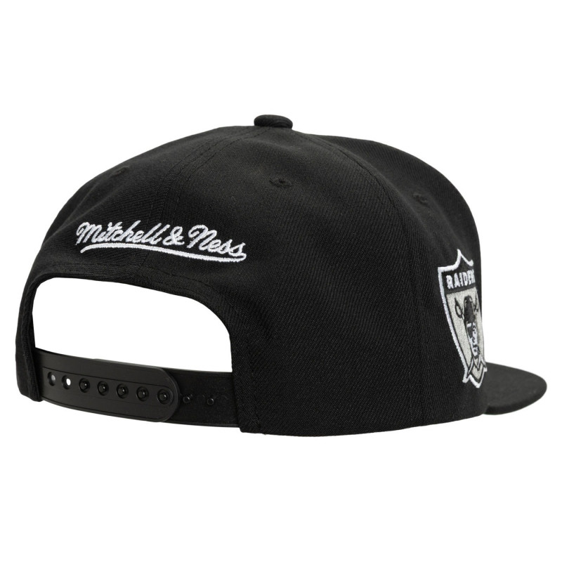 MITCHELL & NESS RAIDERS SUPER BOWL CHAMPIONS STACK SNAPBACK CAP