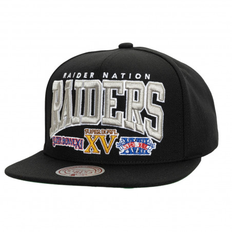 MITCHELL & NESS RAIDER NATION SUPER BOWL CHAMPIONS STACK CAP