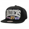 MITCHELL & NESS RAIDERS SUPER BOWL CHAMPIONS STACK SNAPBACK CAP