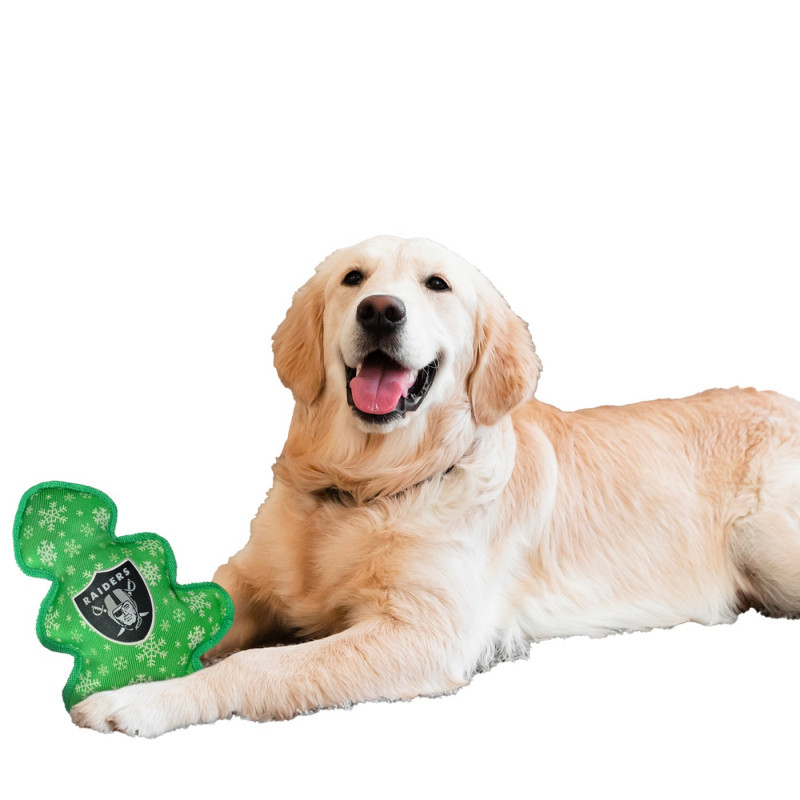 RAIDERS HOLIDAY TREE PET TOY