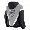 WEAR BY ERIN ANDREWS WOMENS RAIDERS FULL-ZIP HOODED WINDBREAKER JACKET
