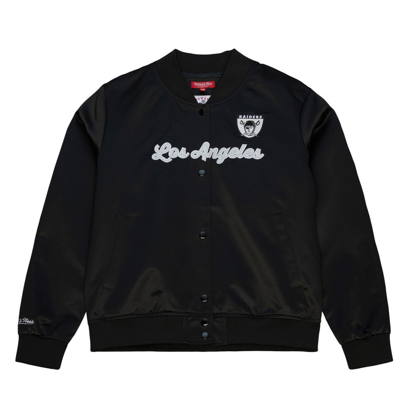 MITCHELL & NESS WOMENS LOS ANGELES RAIDERS SATIN JACKET
