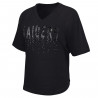 WOMENS RAIDERS WIDE SHOT TONAL SEQUIN TEE