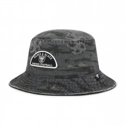 47 RAIDERS FIJI SILVER & BLACK BUCKET HAT