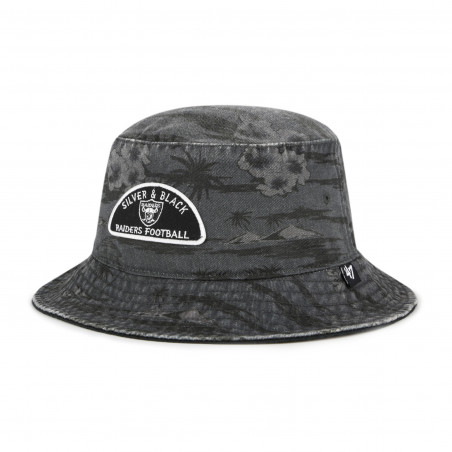 '47 RAIDERS FIJI SILVER & BLACK BUCKET HAT