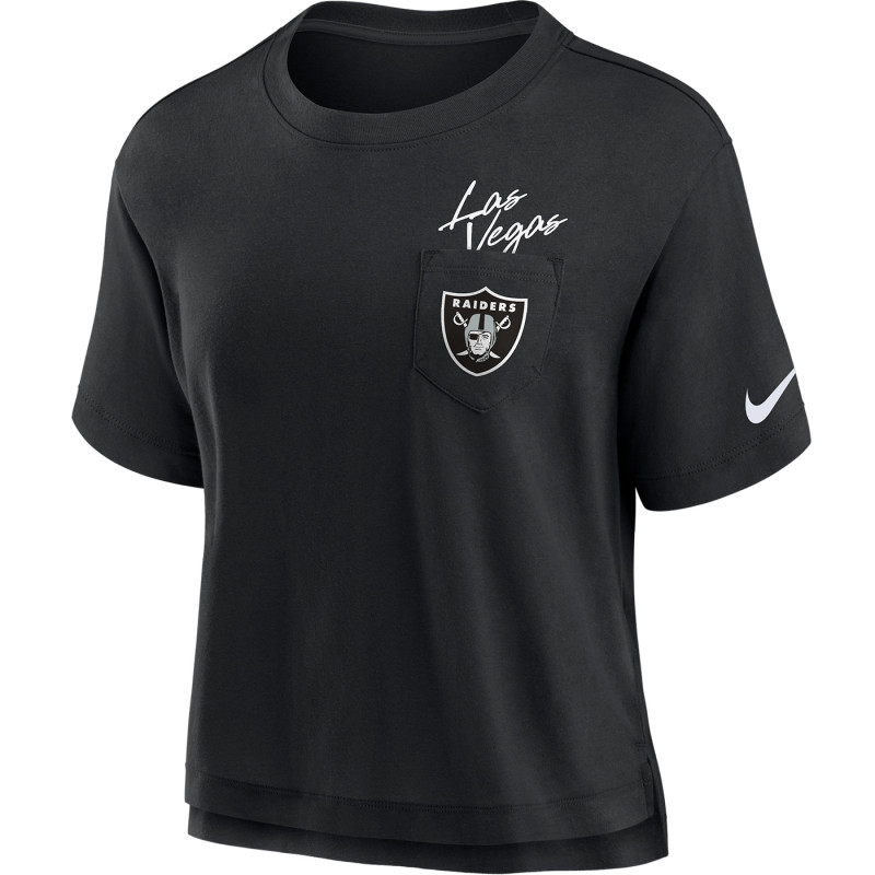 NIKE WOMENS DRI FIT COTTON POCKET TEE