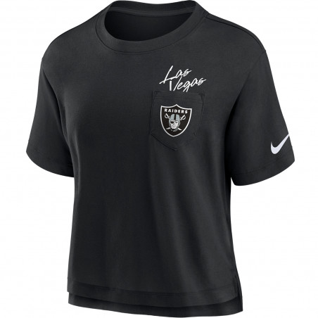 NIKE WOMENS DRI FIT COTTON POCKET TEE