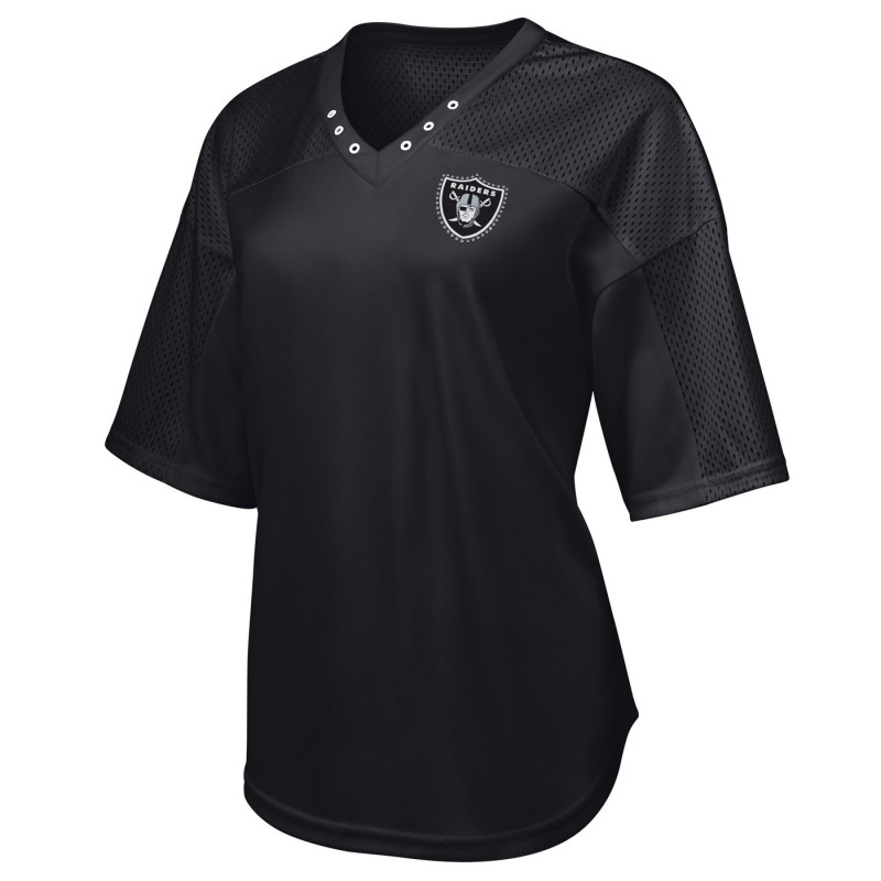 Womens Raiders Key Plan Oversized Mesh Tee | Official Raiders T-Shirt Sale
