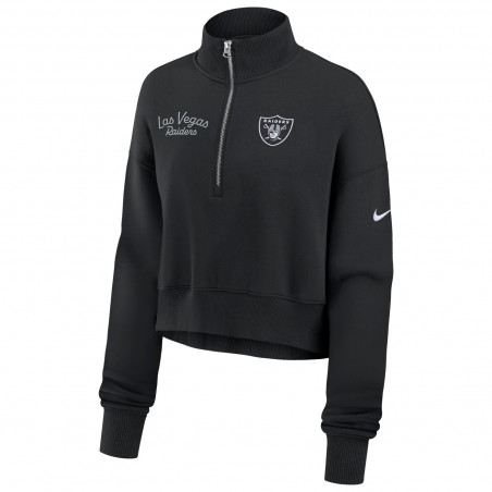 NIKE WOMENS LAS VEGAS RAIDERS PHOENIX QUARTER-ZIP