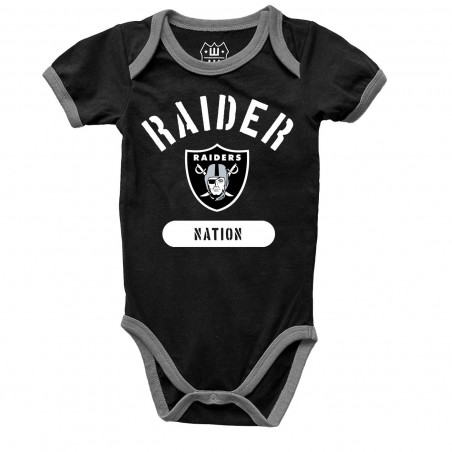 INFANT RAIDERS SHORT SLEEVE RINGER HOPPER ONESIE