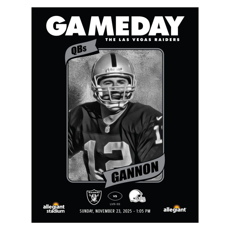 LAS VEGAS RAIDERS 2025 GAME DAY PROGRAM VS. BROWNS