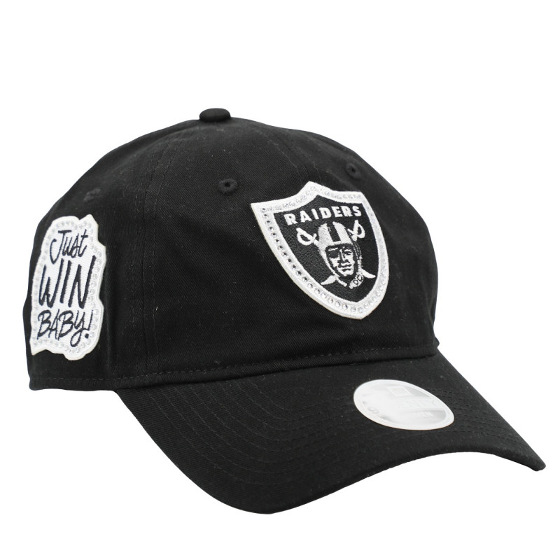 NEW ERA WOMENS RAIDERS 9TWENTY RHINESTONE JUST WIN BABY CAP