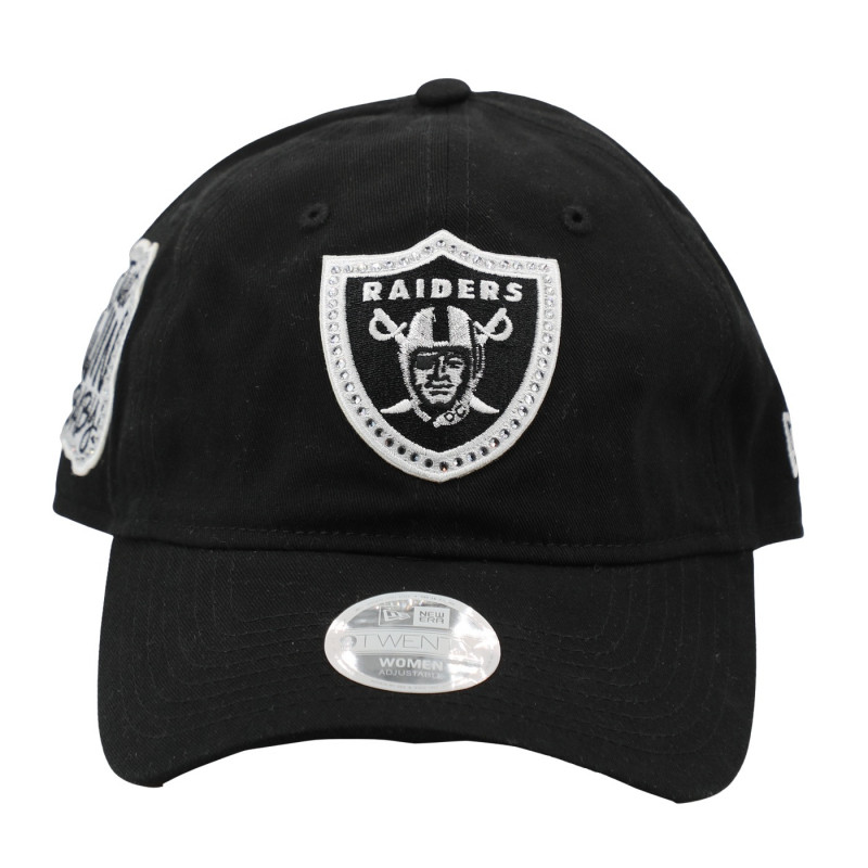 NEW ERA WOMENS RAIDERS 9TWENTY RHINESTONE JUST WIN BABY CAP