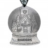 RAIDERS GINGERBREAD FAN HOUSE SNOW GLOBE ORNAMENT
