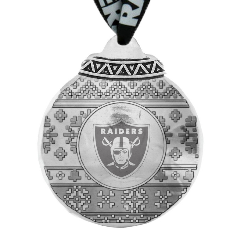 RAIDERS UGLY SIDELINE SWEATER ORNAMENT
