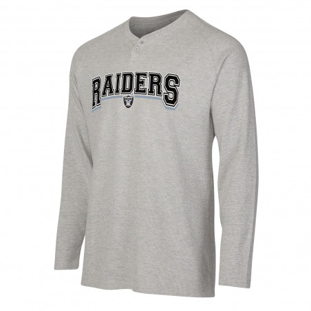 RAIDERS HAWTHORN HENLEY LONG SLEEVE TEE