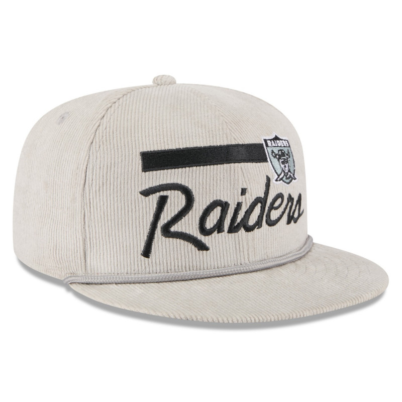 NEW ERA 9FIFTY RAIDERS CORDUROY ROPE RETRO CAP