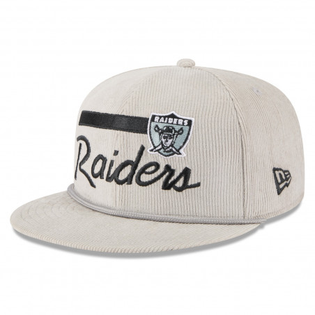 NEW ERA 9FIFTY RAIDERS CORDUROY ROPE RETRO CAP