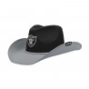 LAS VEGAS RAIDERS TWO TONE COWBOY HAT