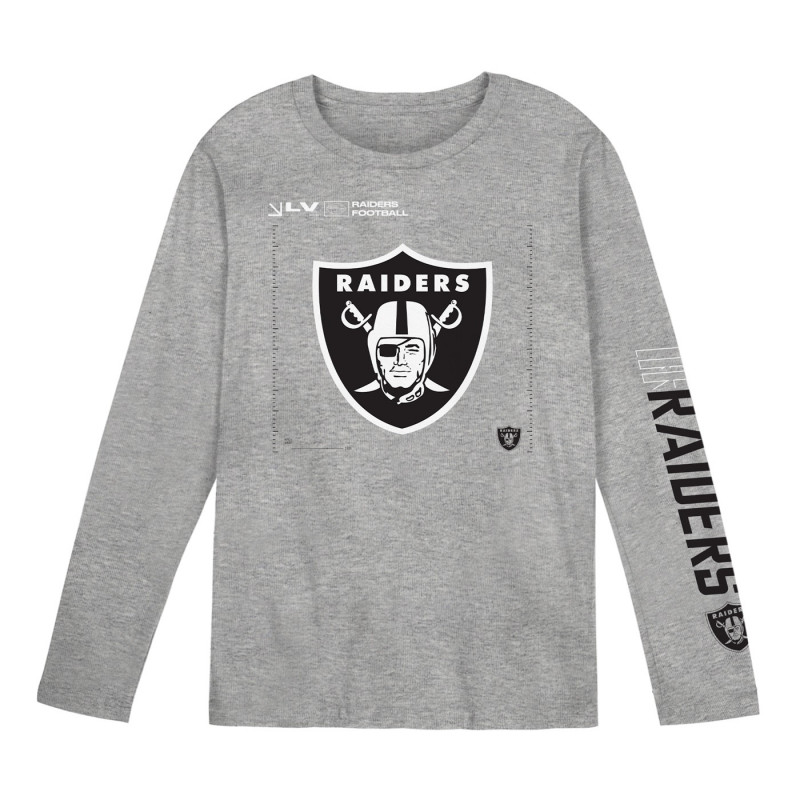 JUVENILE RAIDERS HEAT MAP LOGO LONG SLEEVE TEE