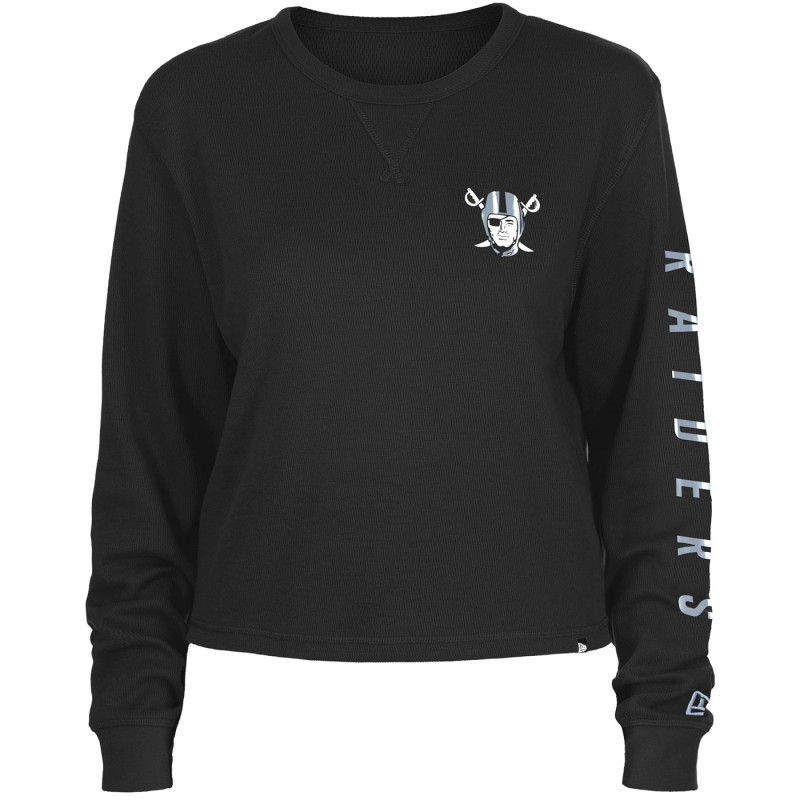 NEW ERA WOMENS THERMAL CROPPED LONG SLEEVE TEE