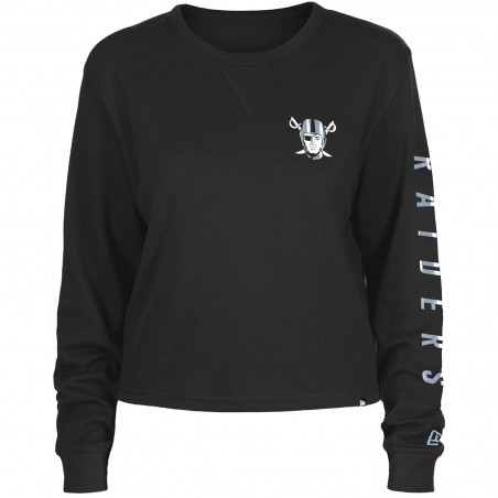NEW ERA WOMENS THERMAL CROPPED LONG SLEEVE TEE