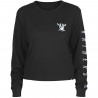 NEW ERA WOMENS THERMAL CROPPED LONG SLEEVE TEE