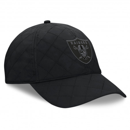 RAIDERS QUILTED MIDNIGHT ADJUSTABLE CAP