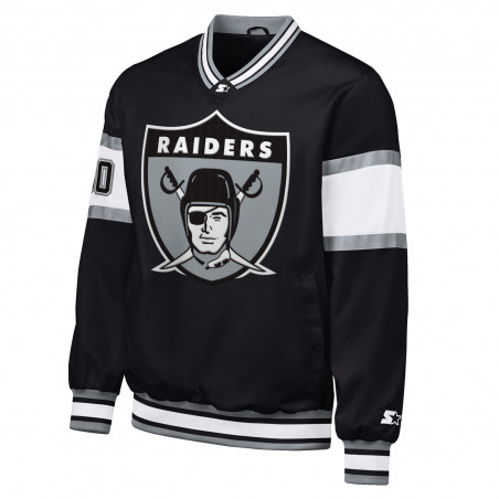 STARTER RAIDERS SIGNAL TRACK WINDBREAKER JACKET