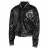 GIRLS YOUTH RAIDERS GLAM SEQUIN VARSITY JACKET
