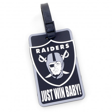 RAIDERS JUST WIN BABY LUGGAGE TAG