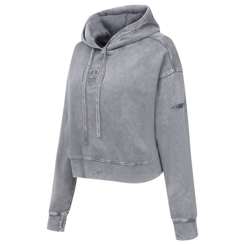 PRO STANDARD RAIDERS WOMENS VINTAGE CLASSIC ENZYME WASH HOODIE